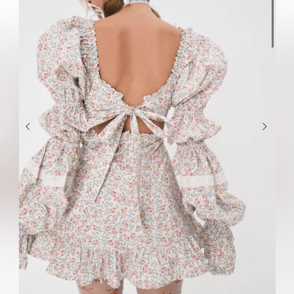 NWT FOR LOVE AND LEMONS Lucca Mini Dress - Picture 6 of 11